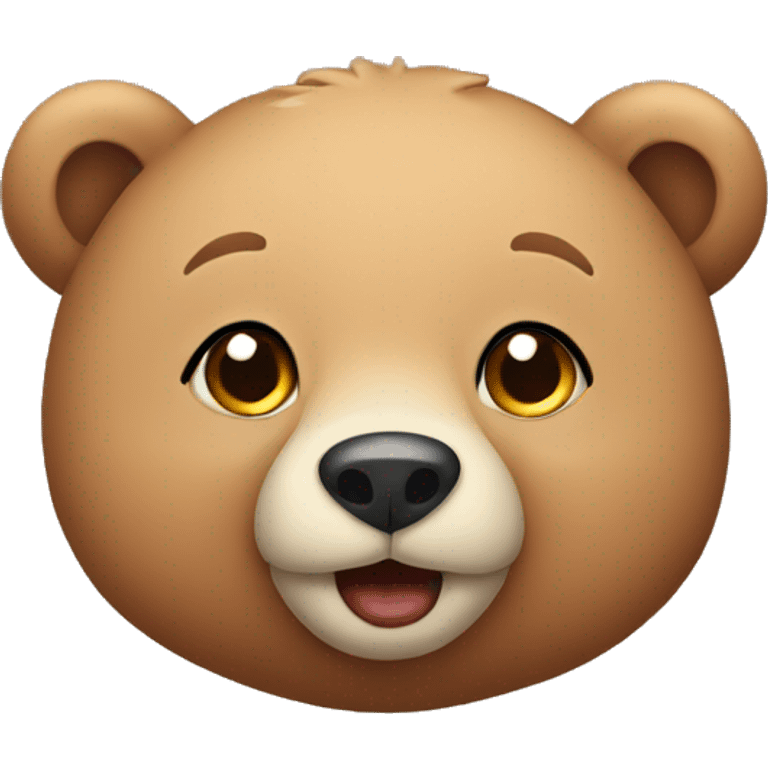 Cute bear emoji