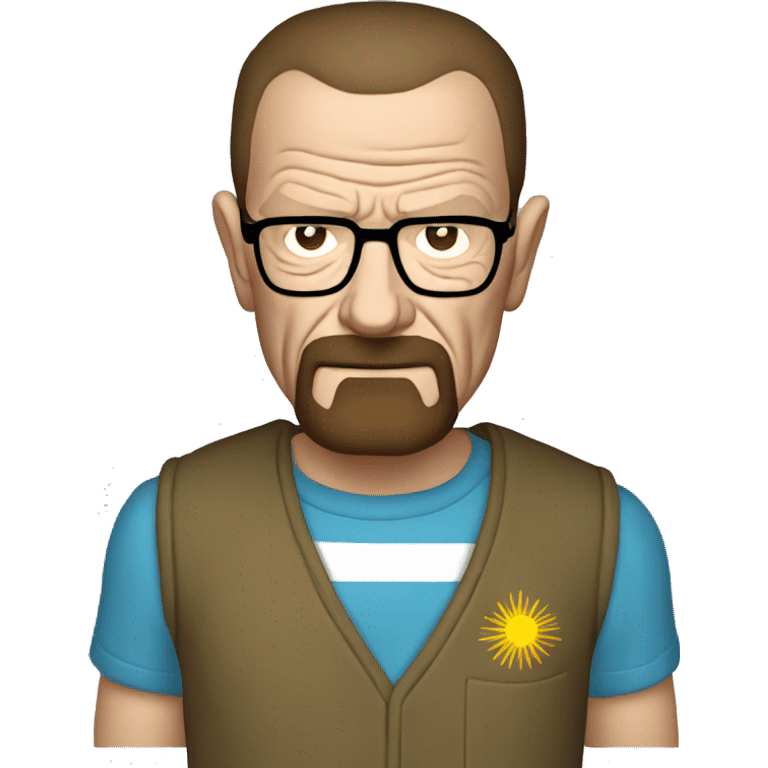 walter white con camiseta de argentina emoji