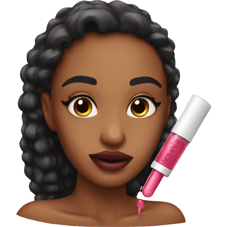 Lip gloss emoji