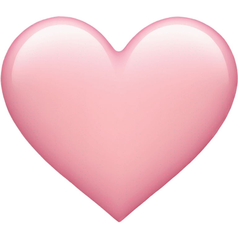 Light pink heart emoji