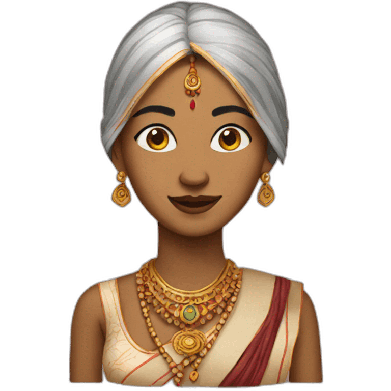 woman indian emoji