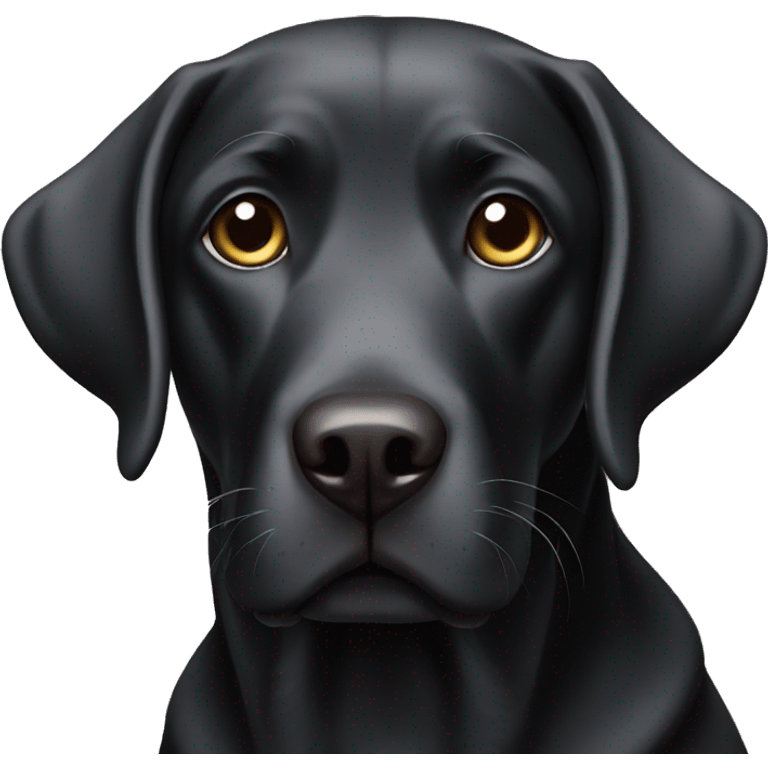 black labrador emoji