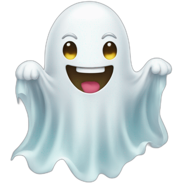 smiling ghost emoji