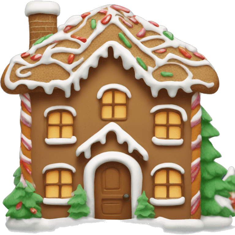 Ginger bread house  emoji