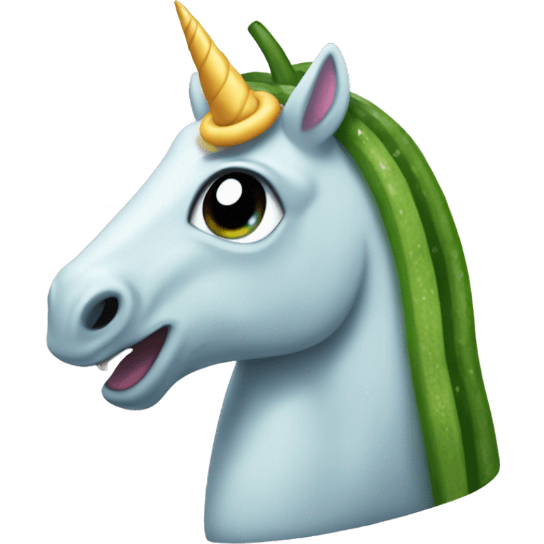 scratch the unicorn and cucumber emoji
 emoji