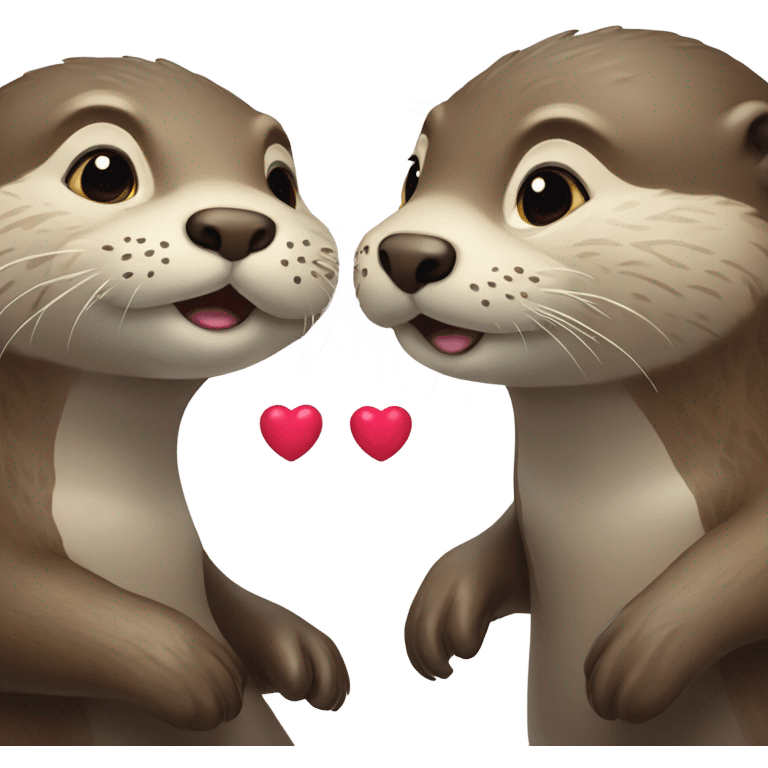 otters in love emoji