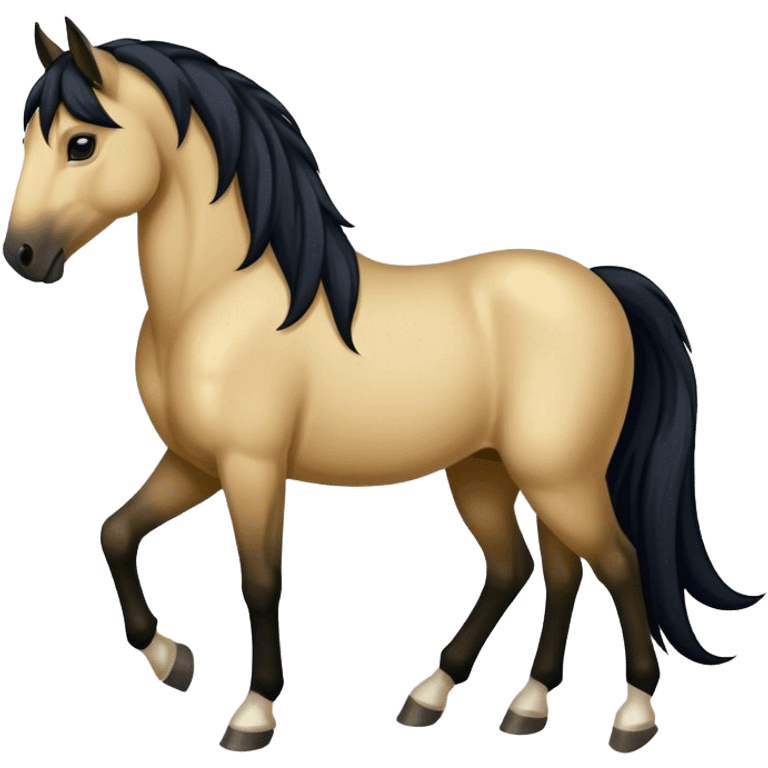 Buckskin horse  emoji