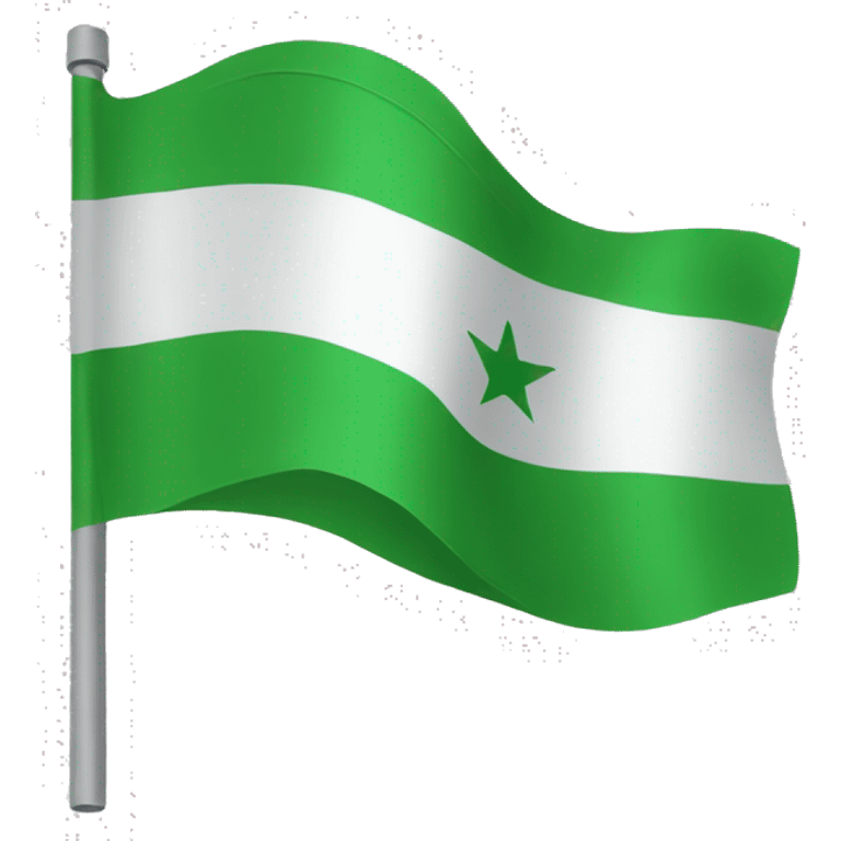 Syria green flag emoji