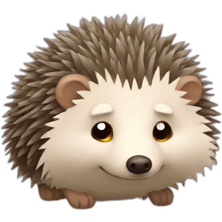 Sad hedgehog emoji