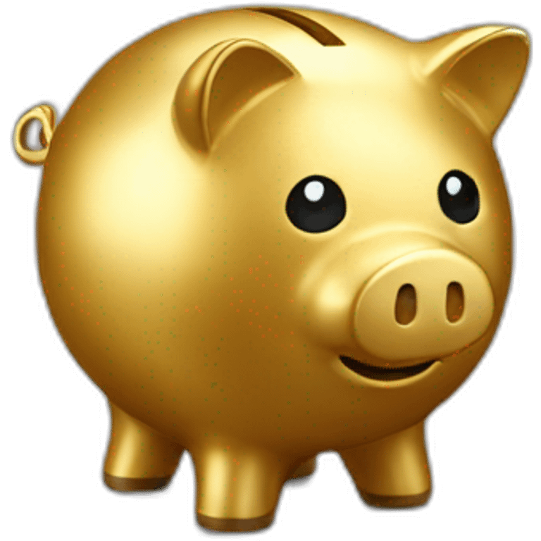 golden piggybank emoji