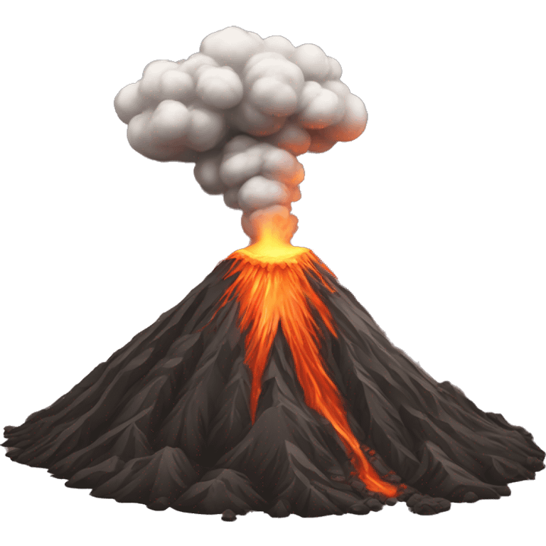 a volcano that is not erupti emoji