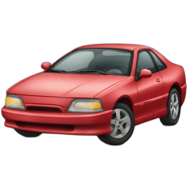 carro vermelho quebrado emoji