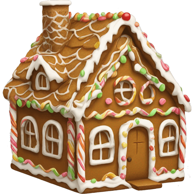 Ginger bread house emoji