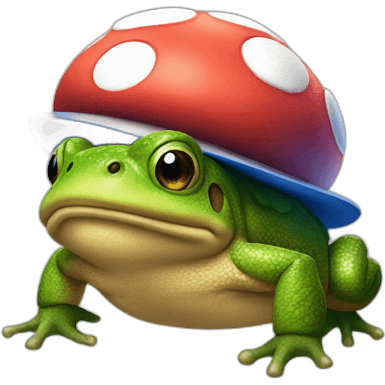 Toad mario bros emoji