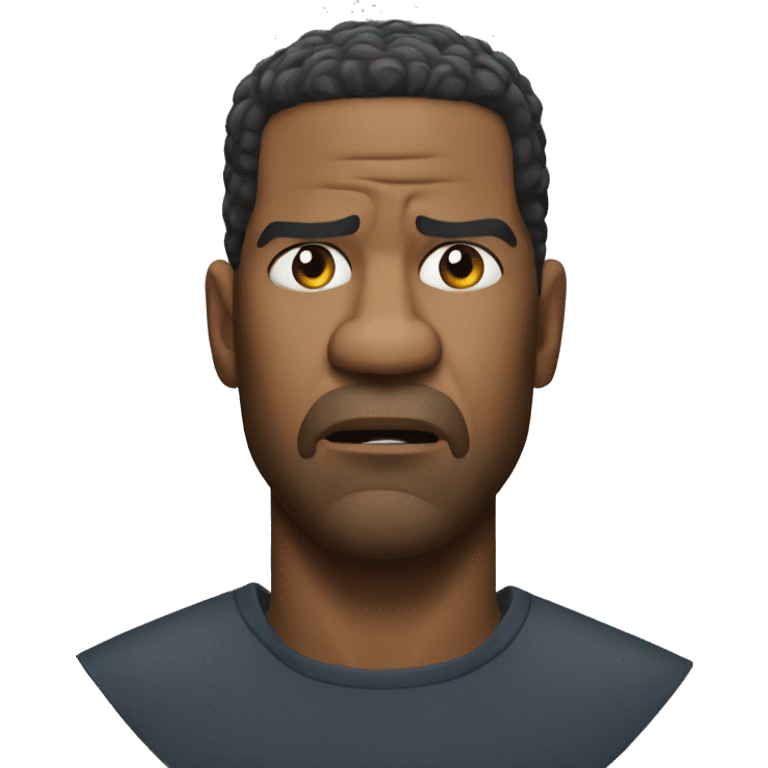 denzel washington angry emoji