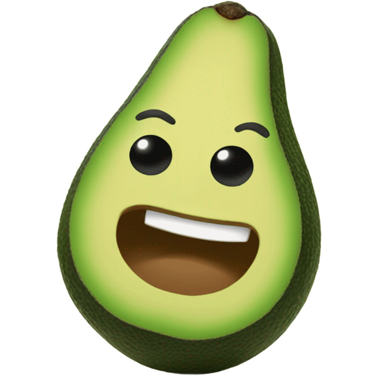 avocado takes pictures emoji