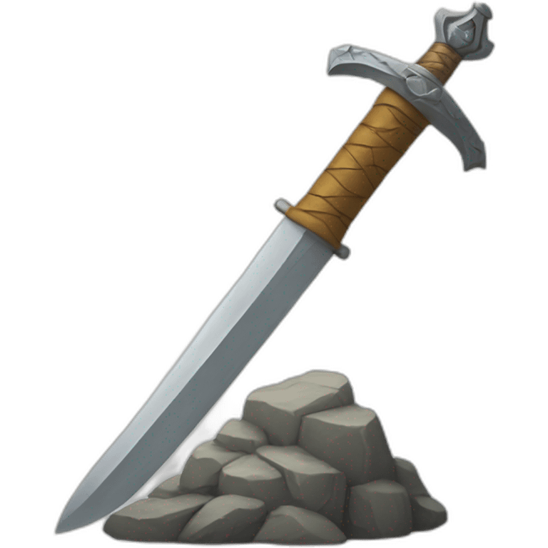 Sword in the stone emoji