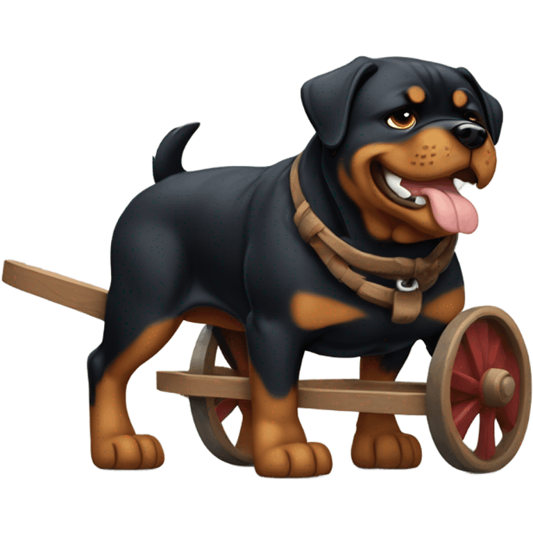 Rottweiler hauling  emoji