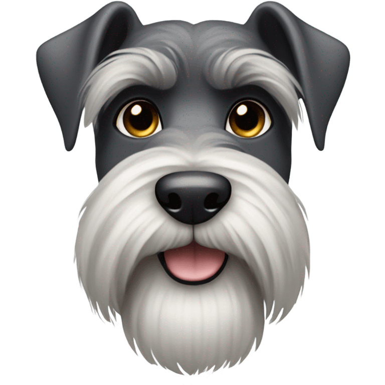 Dog schnauzer emoji