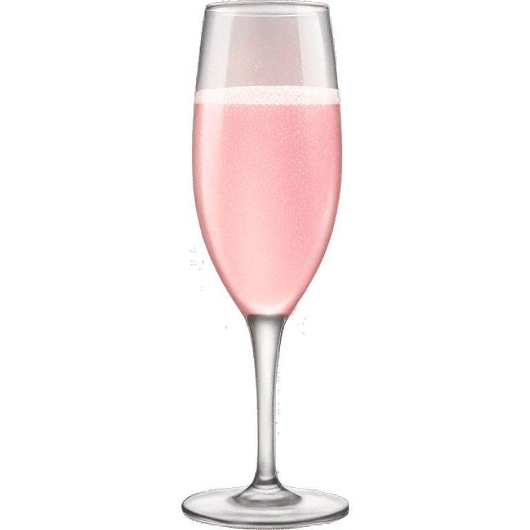 Pink champagne emoji