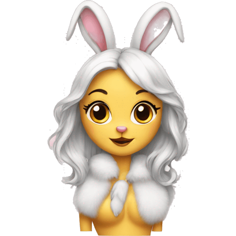 Bunny coquette emoji