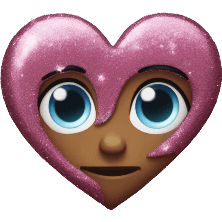 Glitter hart emoji