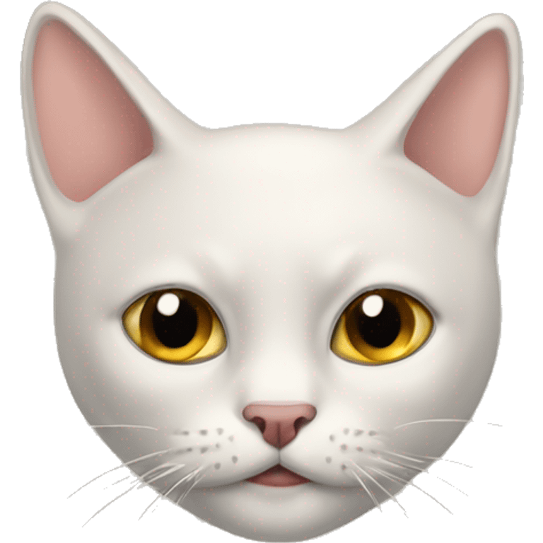 Um gato cm bone emoji