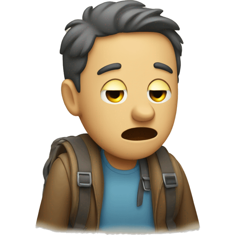 crying traveler emoji