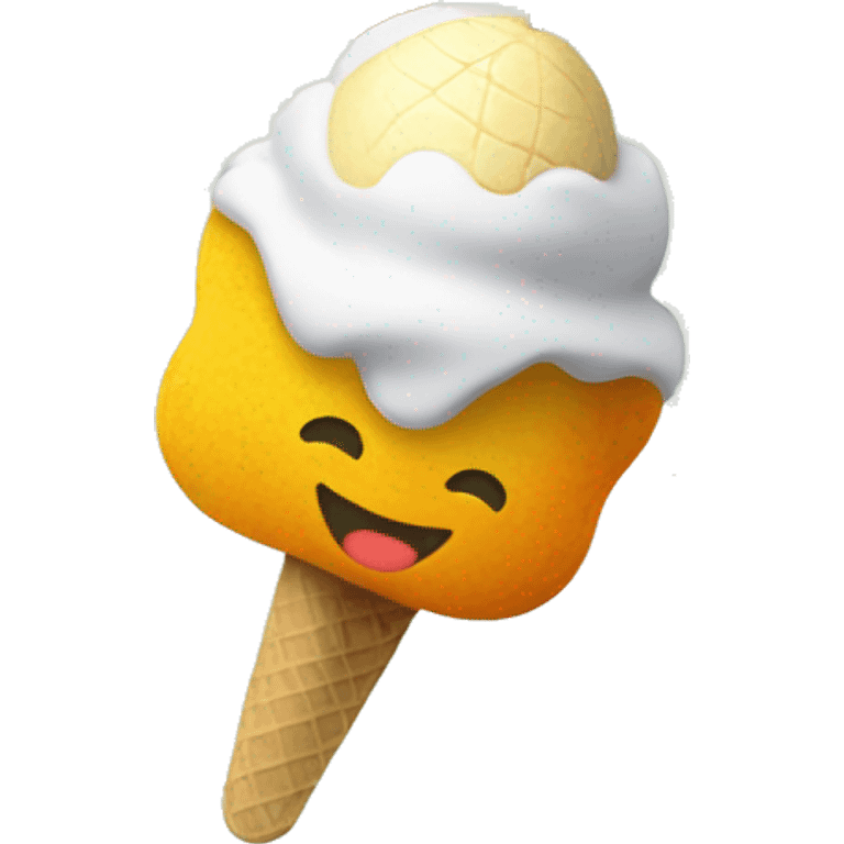 Mango And Icecream  emoji