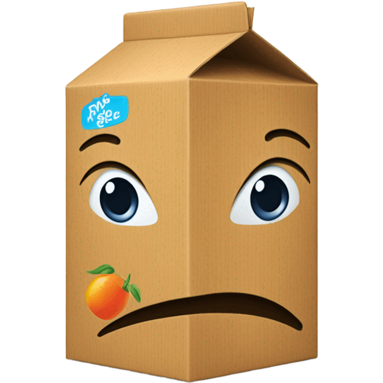 Juice cardboard emoji