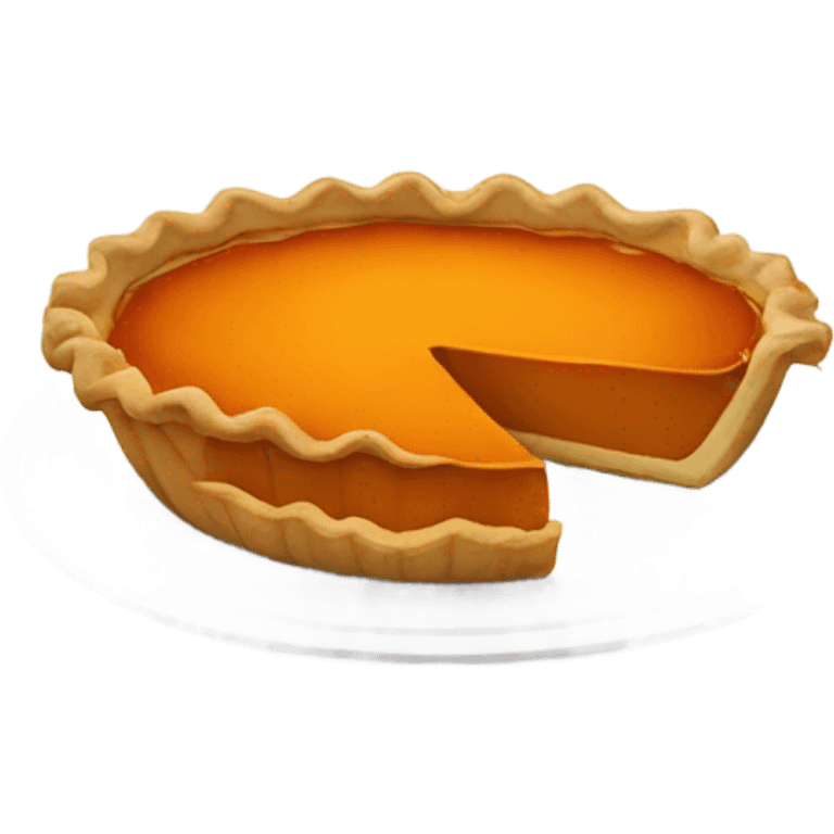 Pumpkin pie emoji