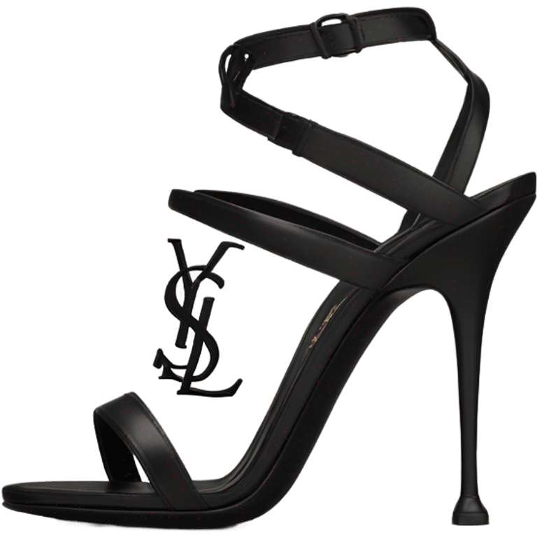 OPYUM sandal, YSL HEEL  emoji