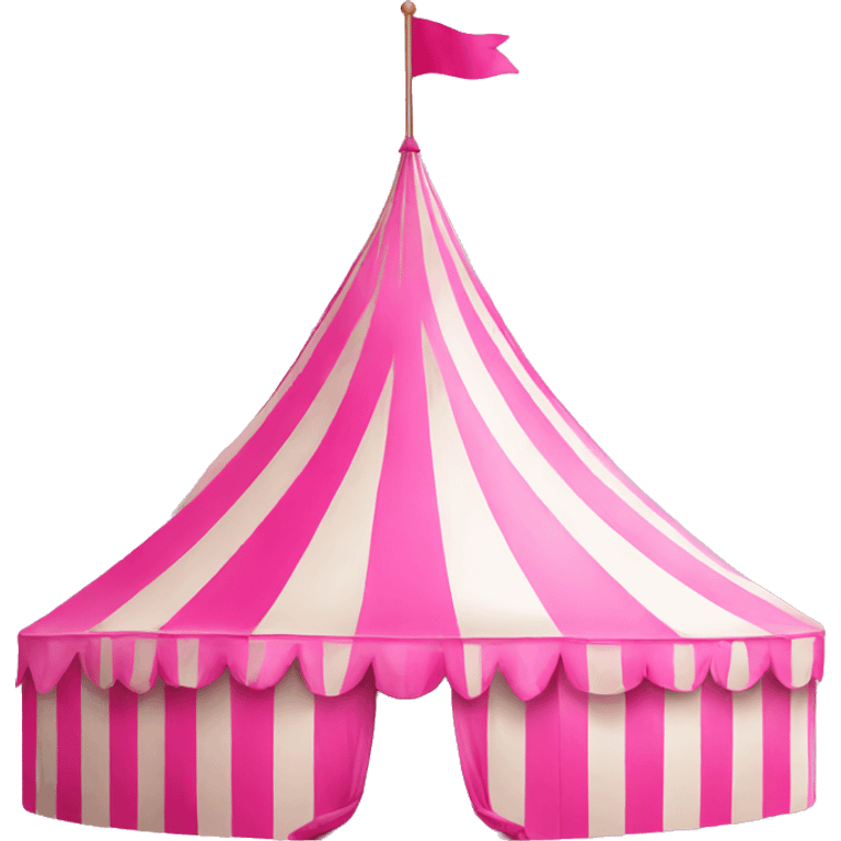 pink carnival tent emoji