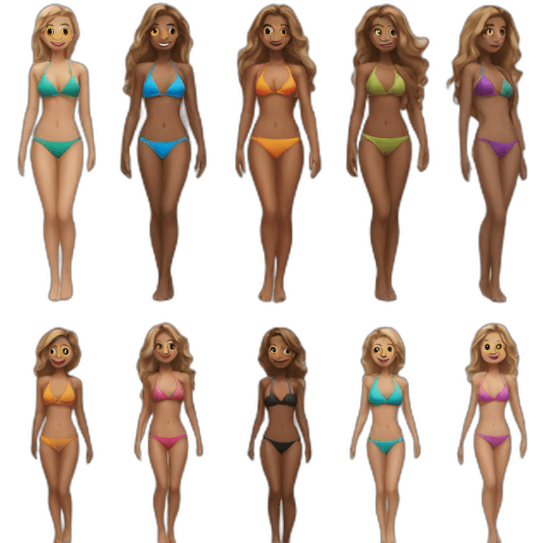 Bikini women emoji