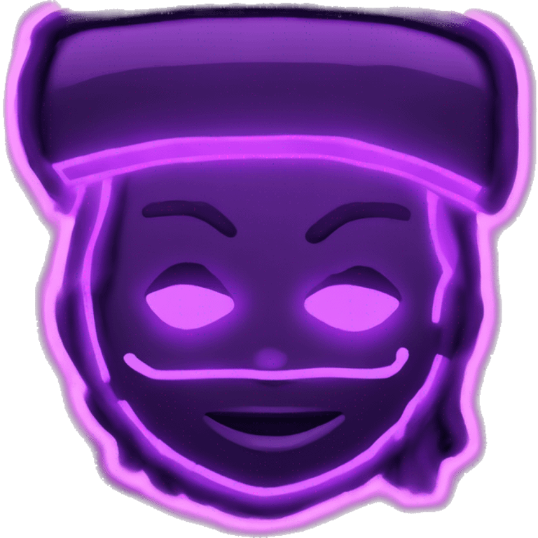 “Violet bay RP” gaming logo for gta roleplay, neon lighting  emoji