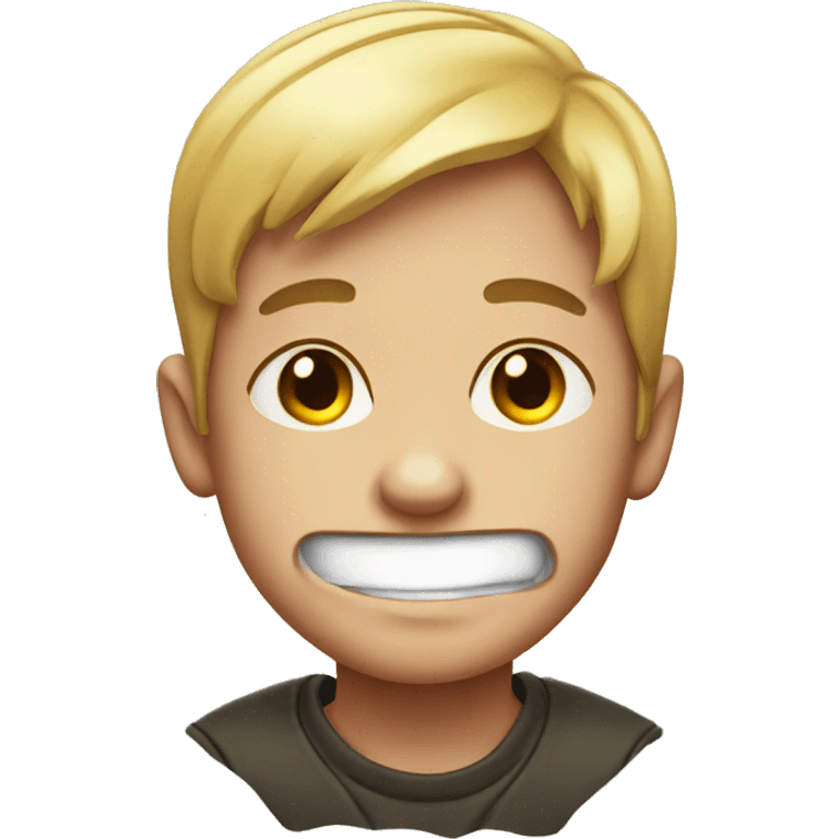 emoji style portrait of boy emoji