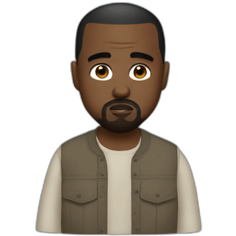 blue kanye west emoji