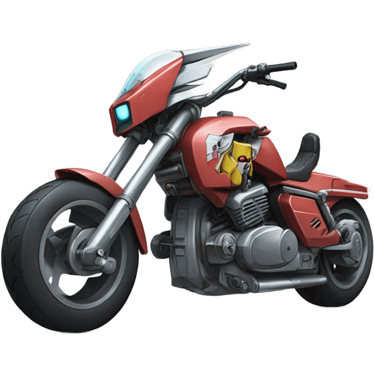 Gundam riding rigid panhead chopper emoji