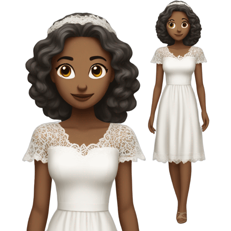 White dress emoji