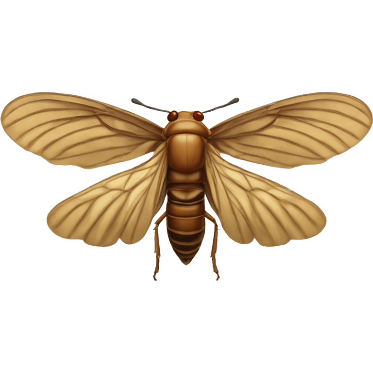 cicada wings spread emoji