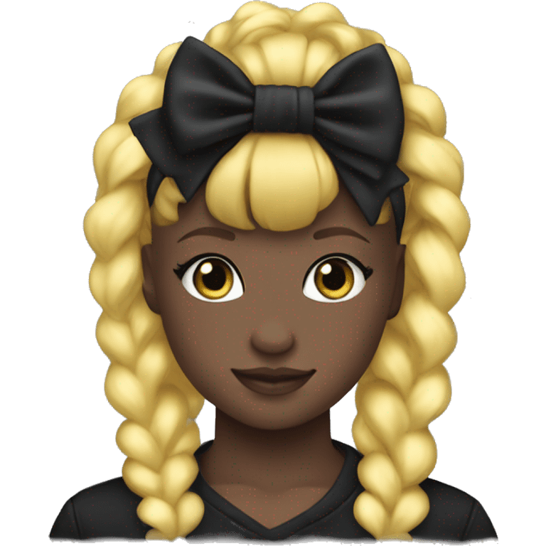 Black clothes jojo siwa emoji