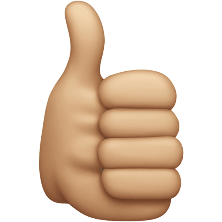 Thumbs up emoji