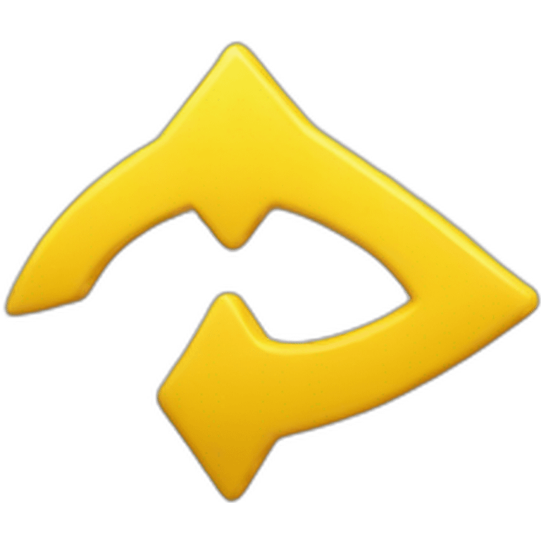 yellow right arrow emoji