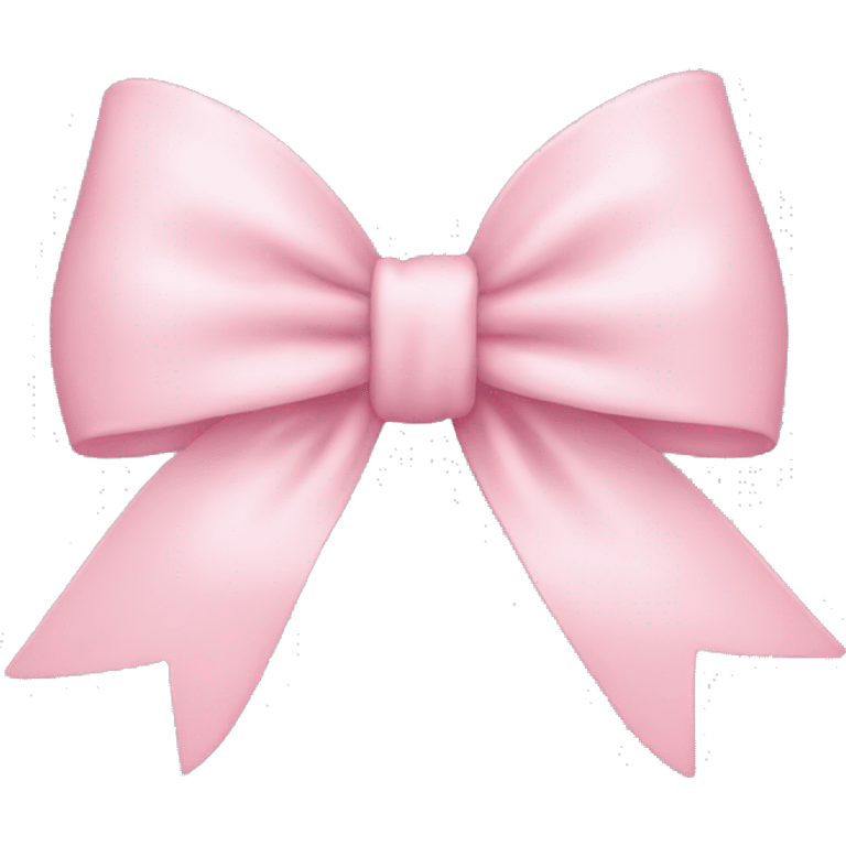 Light pink bow emoji