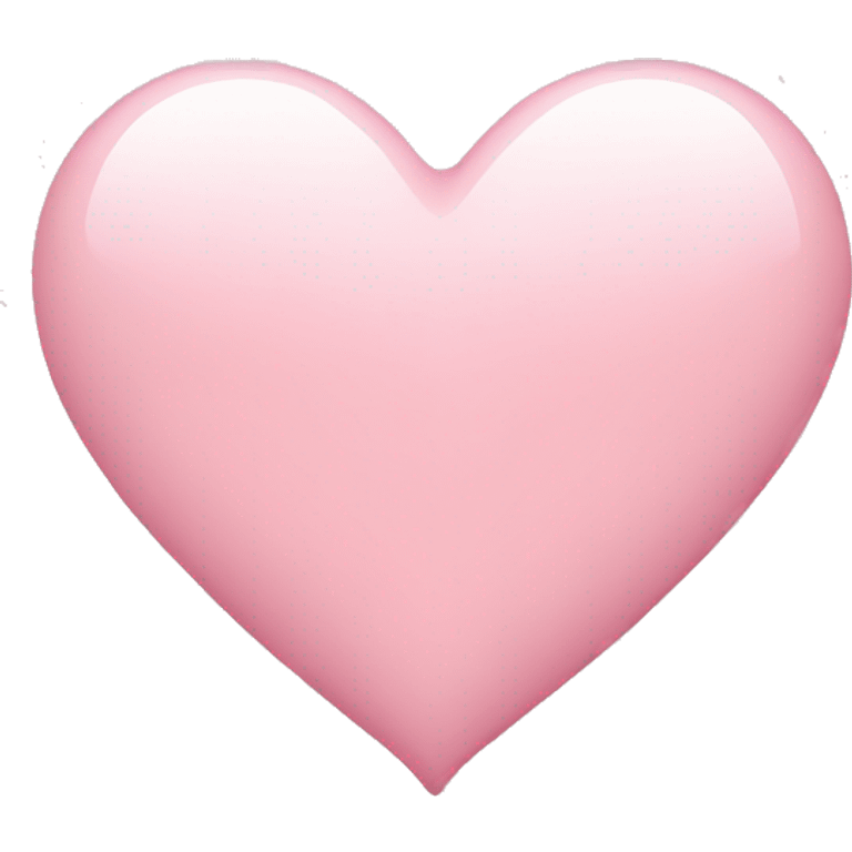 Light pink heart emoji