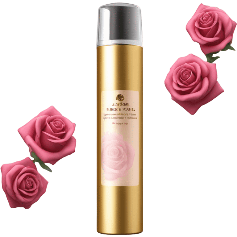 Rose oil tube spray emoji