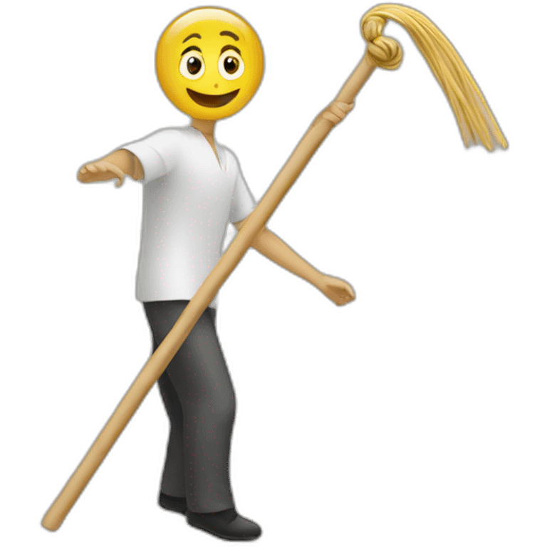 Twirling bâton emoji