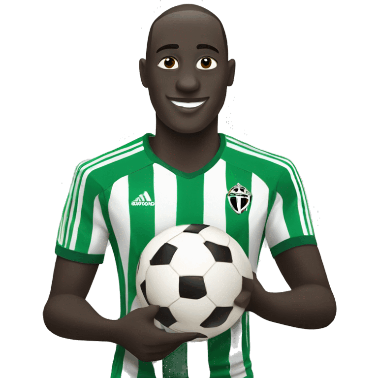 demba ba with soccer ball emoji