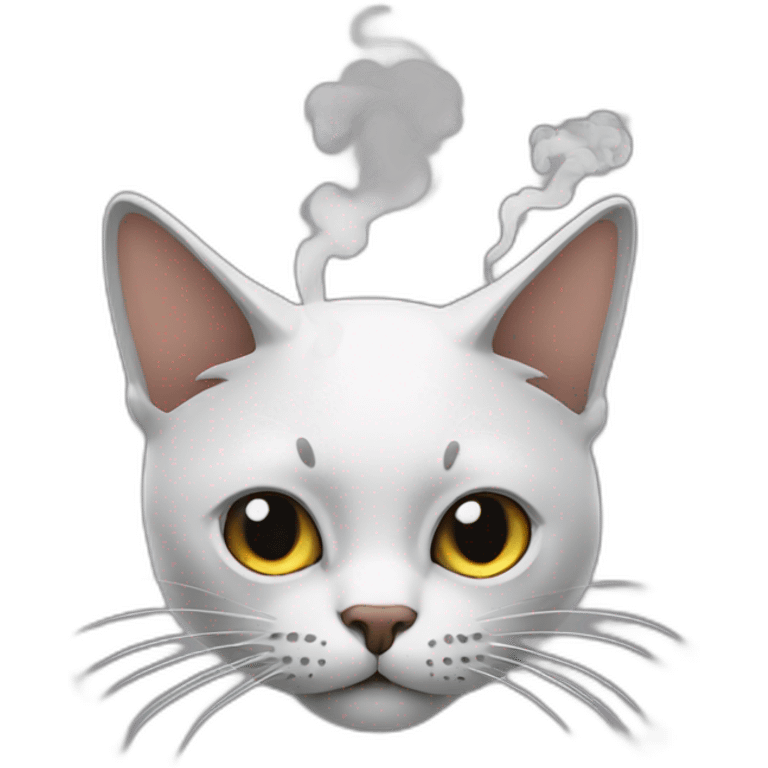 cat smoke emoji