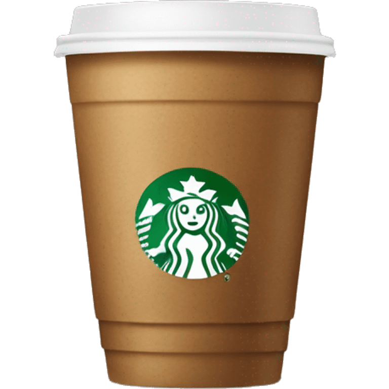 Starbucks coffee emoji